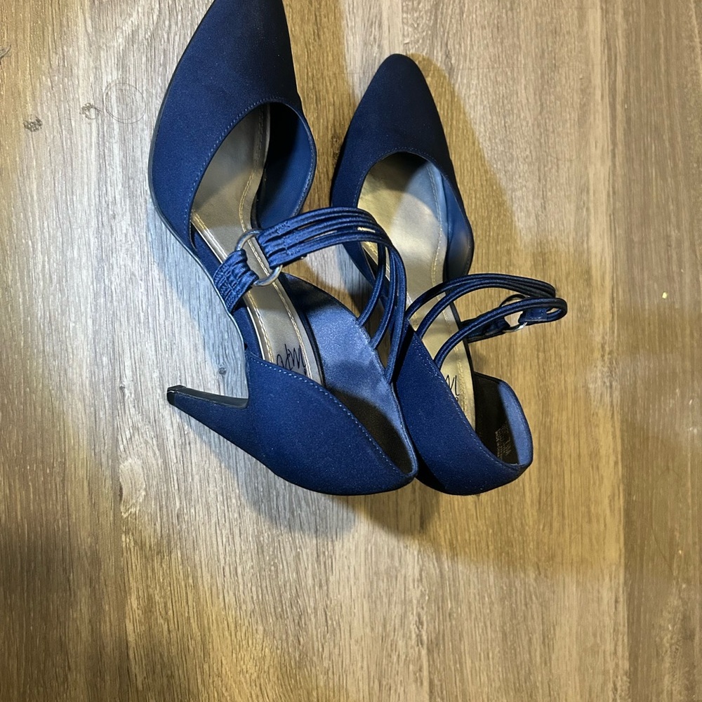 Elegant Blue Women's Heels